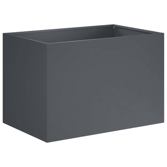 Cache-pot de jardin anthracite 60 x 40 x 40 cm