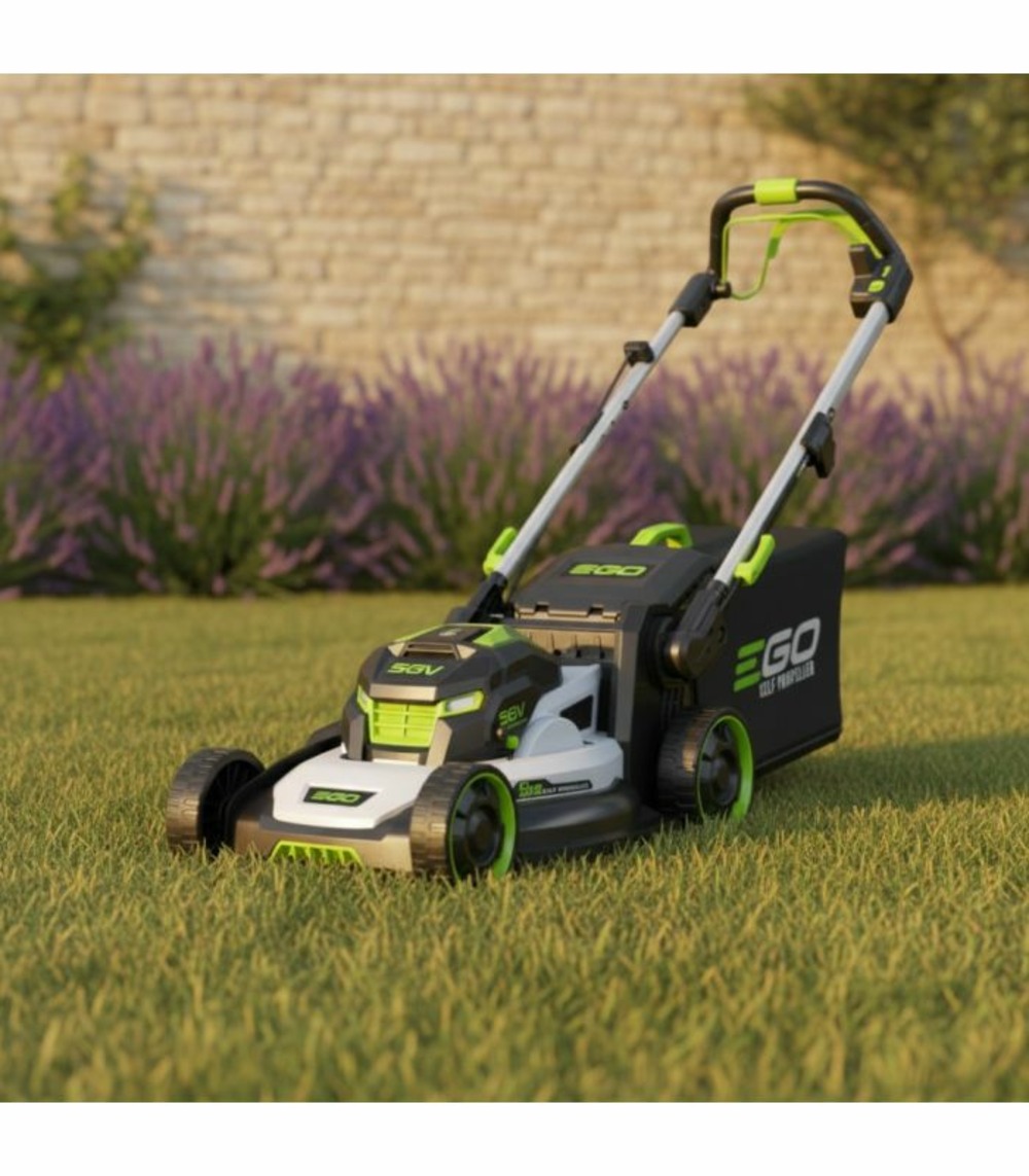 Tondeuse à gazon tractée ego 55 cm lm2230e-sp avec batterie 10 ah et chargeur rapide - lm2236e-sp