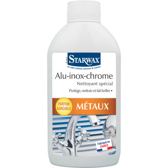 Nettoyant aluminium, inox et chromé starwax métaux 0.2 l