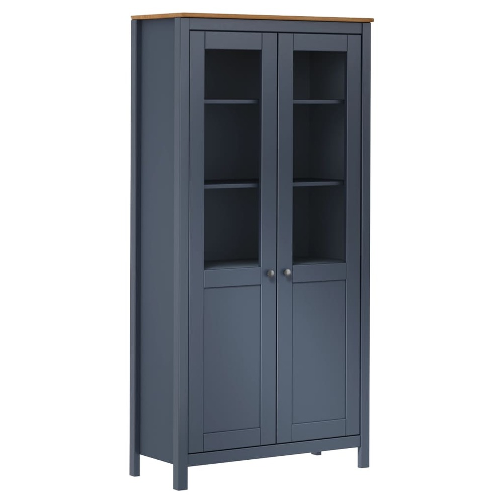 Buffet bahut commode armoire meuble de rangement organisateur cuisine salle de séjour salon hill 85 x 37 x 170,5 cm bois de p
