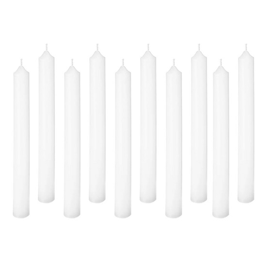 Lot de 10 bougies bâtons