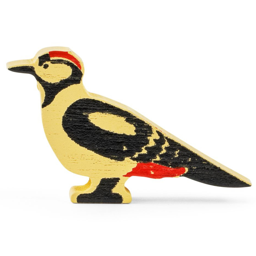 Figurine en bois fsc pic épeiche