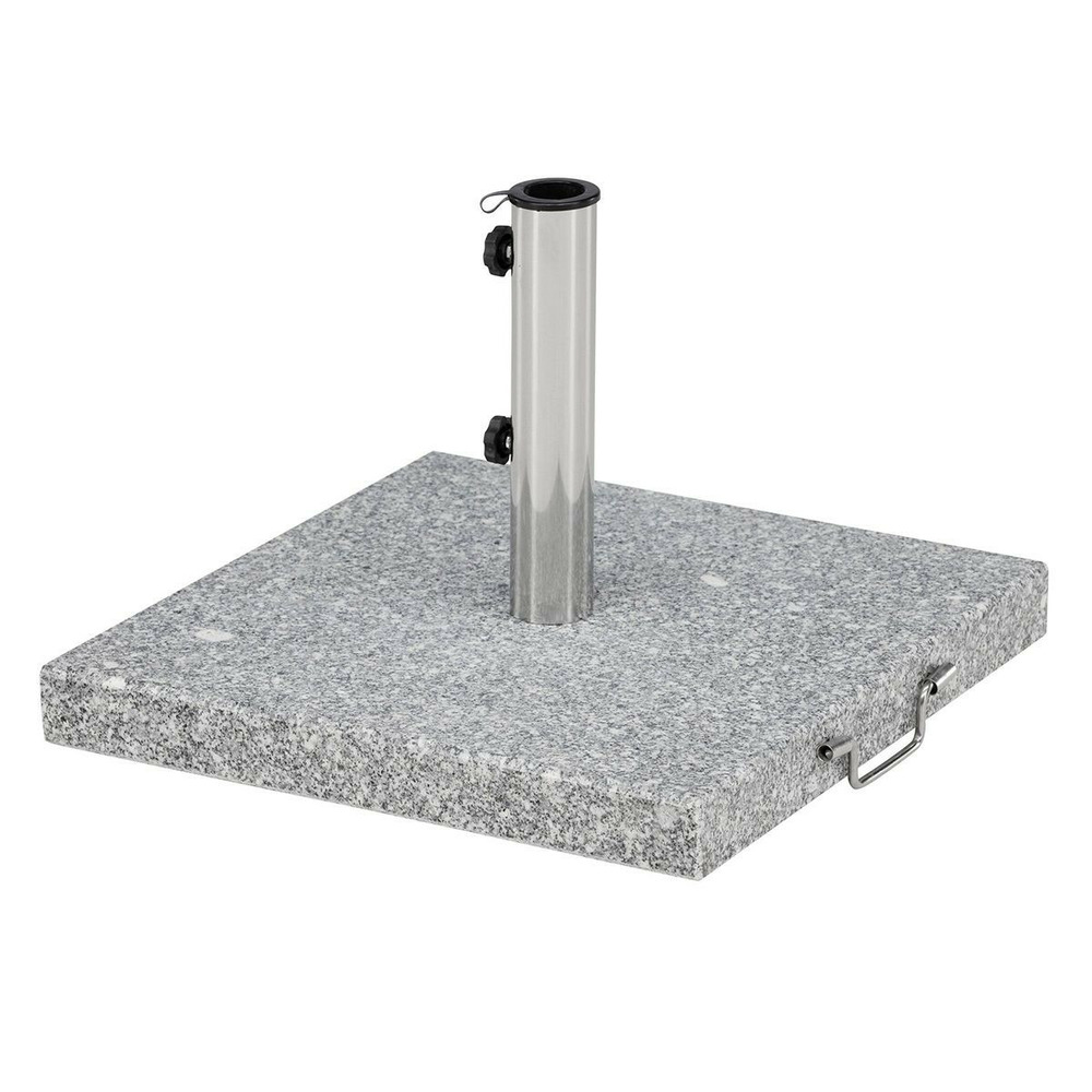 Pied de parasol moucheté carré 