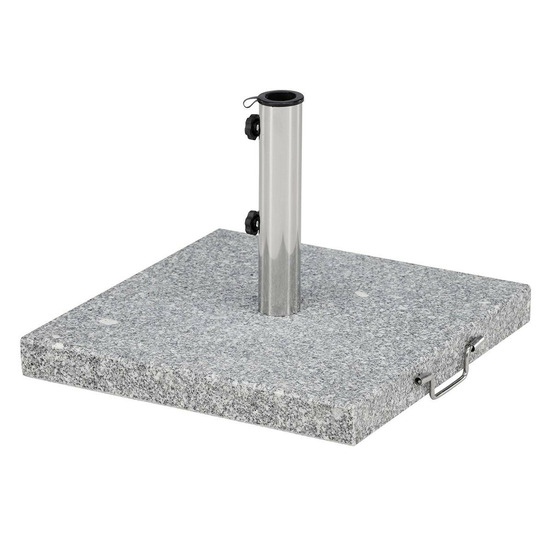 Pied de parasol moucheté carré