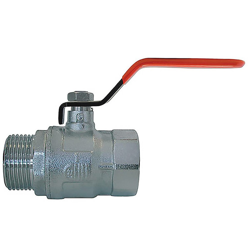 Robinet à boisseau sphérique en laiton chromé male femelle - 1/2''