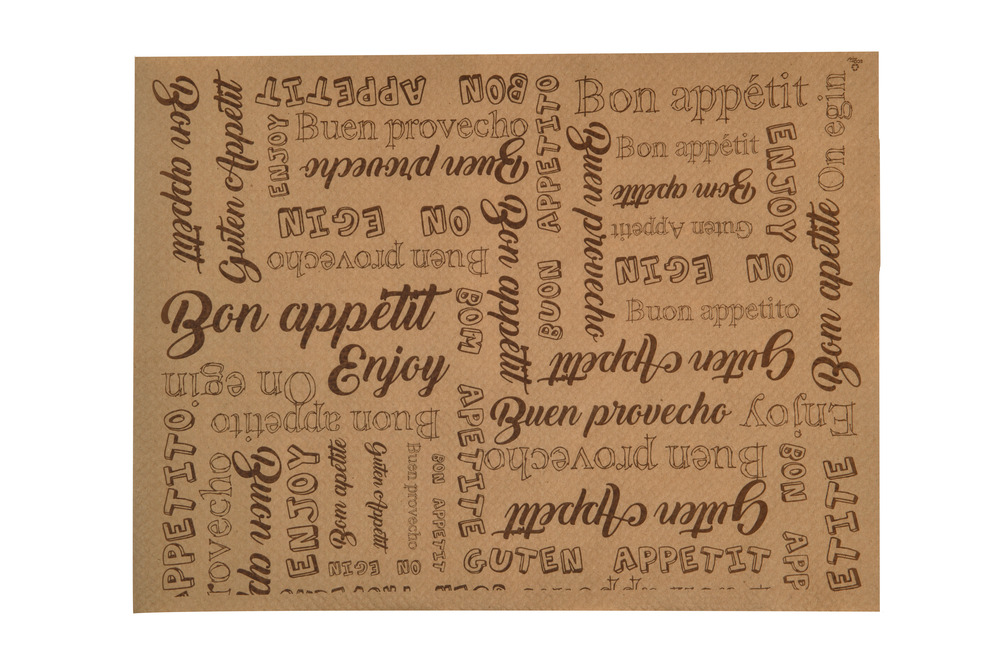 Nappe individuelle en papier kraft 