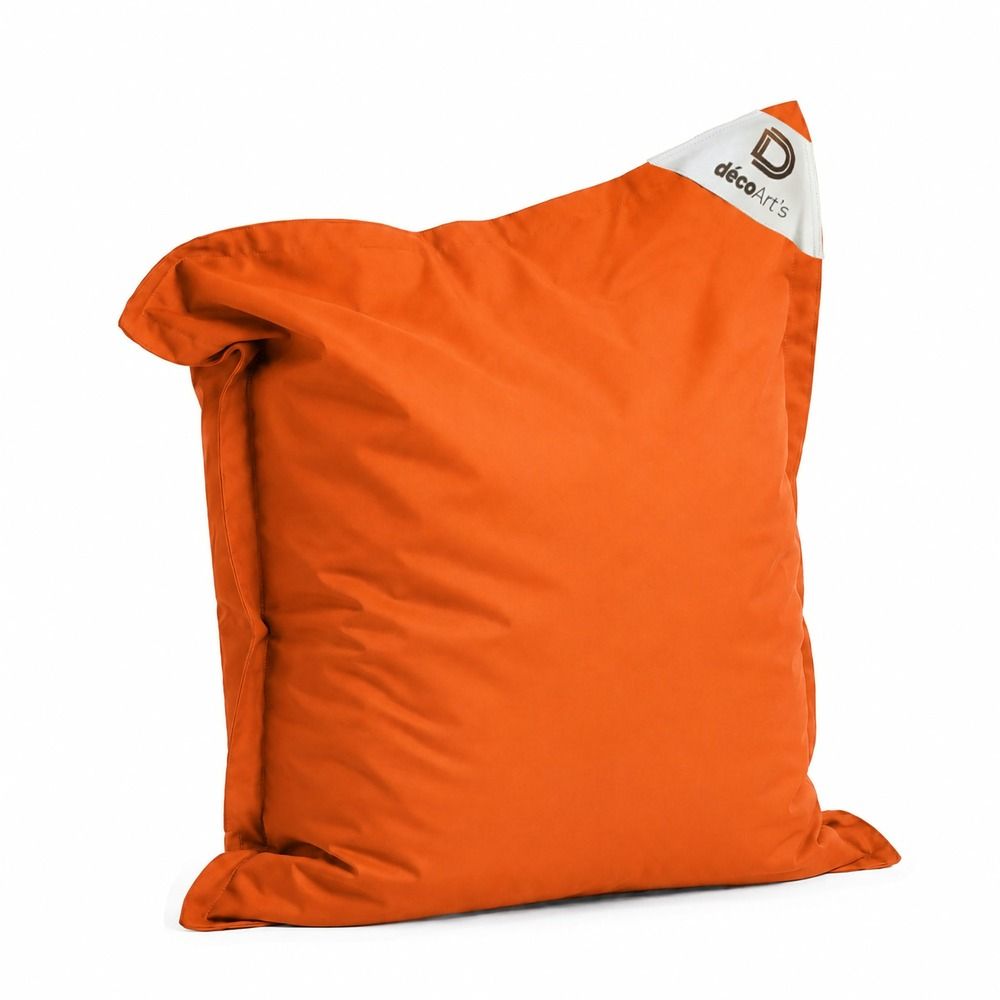 Housse pour pouf géant xl 120x80cm - orange