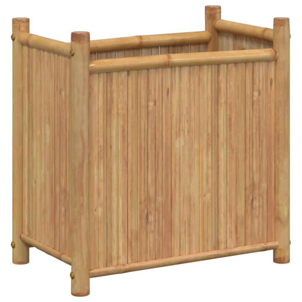 Jardinière d'extérieur 50x30x50 cm bambou