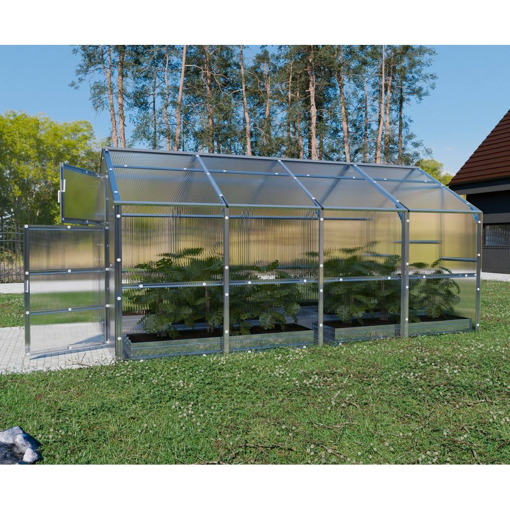Serre en polycarbonate bernard 9,4m² (2,35x4m), 4mm