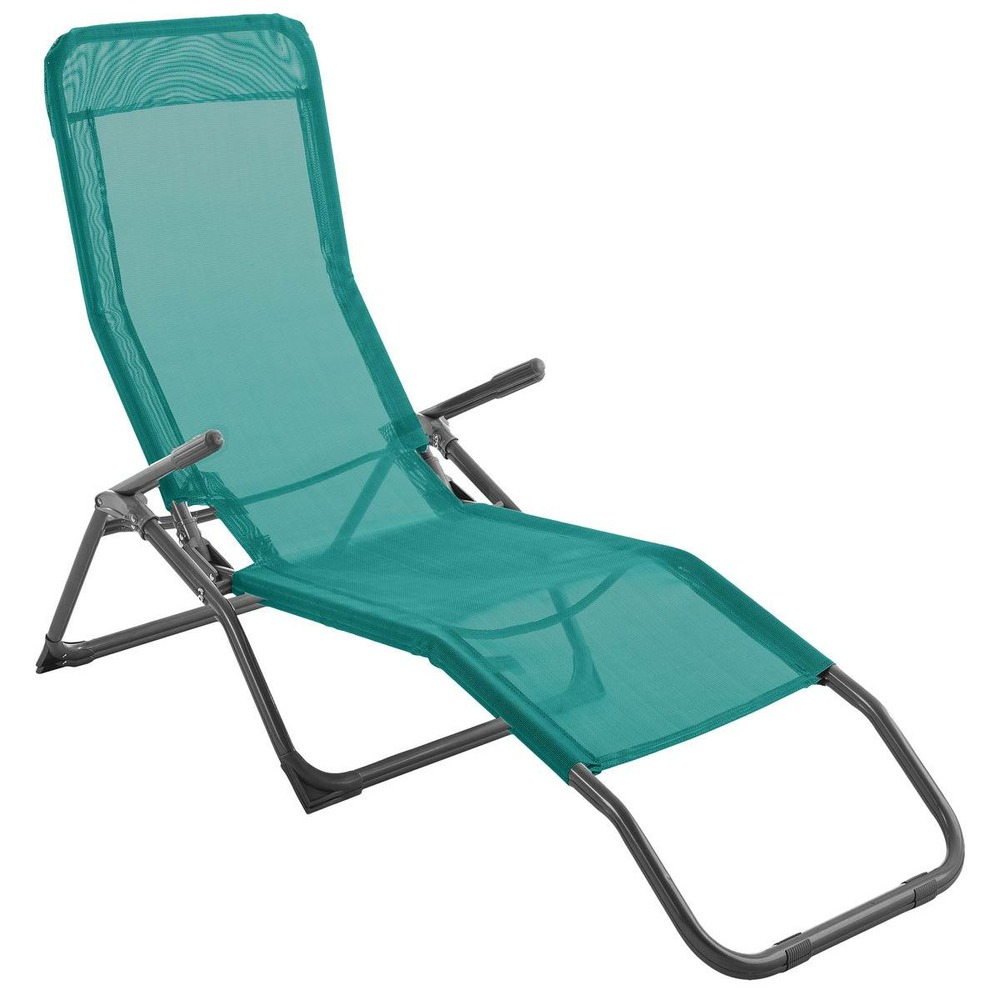 Transat siesta en acier emeraude