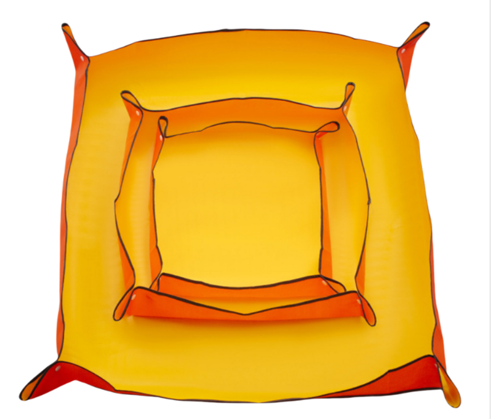 Tapis de jardinage de remplacement pour terreau et tapis de rempotage 75 cm x 100 cm orange