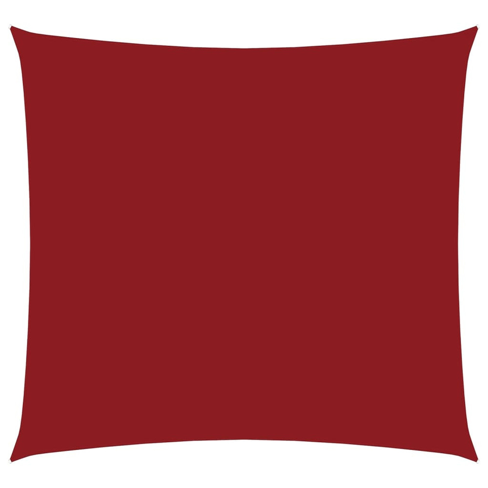 Voile de parasol tissu oxford carré 3x3 m rouge