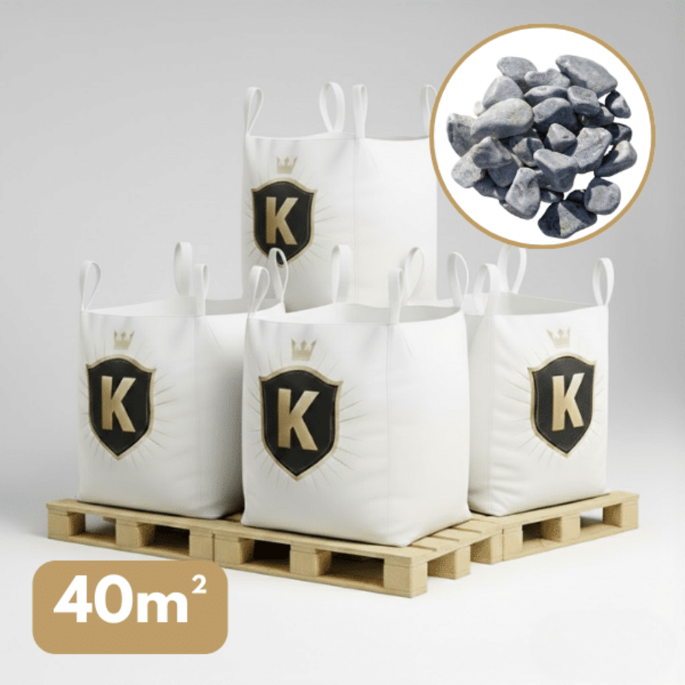 Galet gris bleu 40/60 mm – pack 4 big bag +/- 1,5t – 40 m²