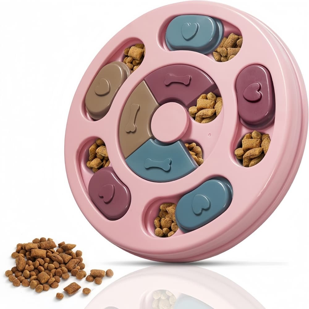 Jouets interactifs pour chiens rose