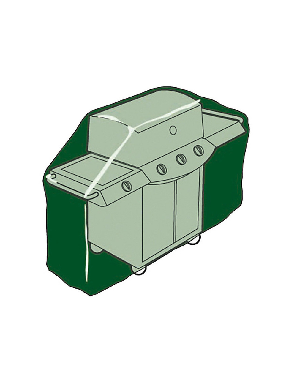 Housse de protection barbecue 103x58x58cm 240gr/m²