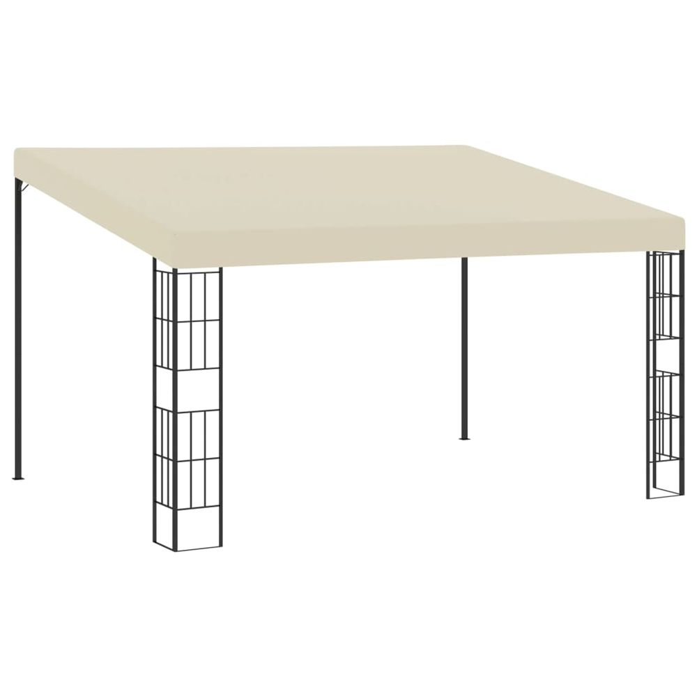 Belvédère mural 3x4 m crème tissu