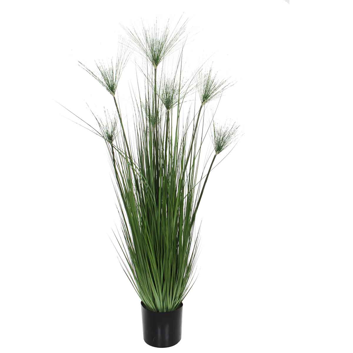 Mica decorations plante artificielle papyrus - 19x19x150 cm - pvc - vert