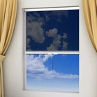 Moustiquaire enroulable blanche pour fenêtre 60 x 150 cm