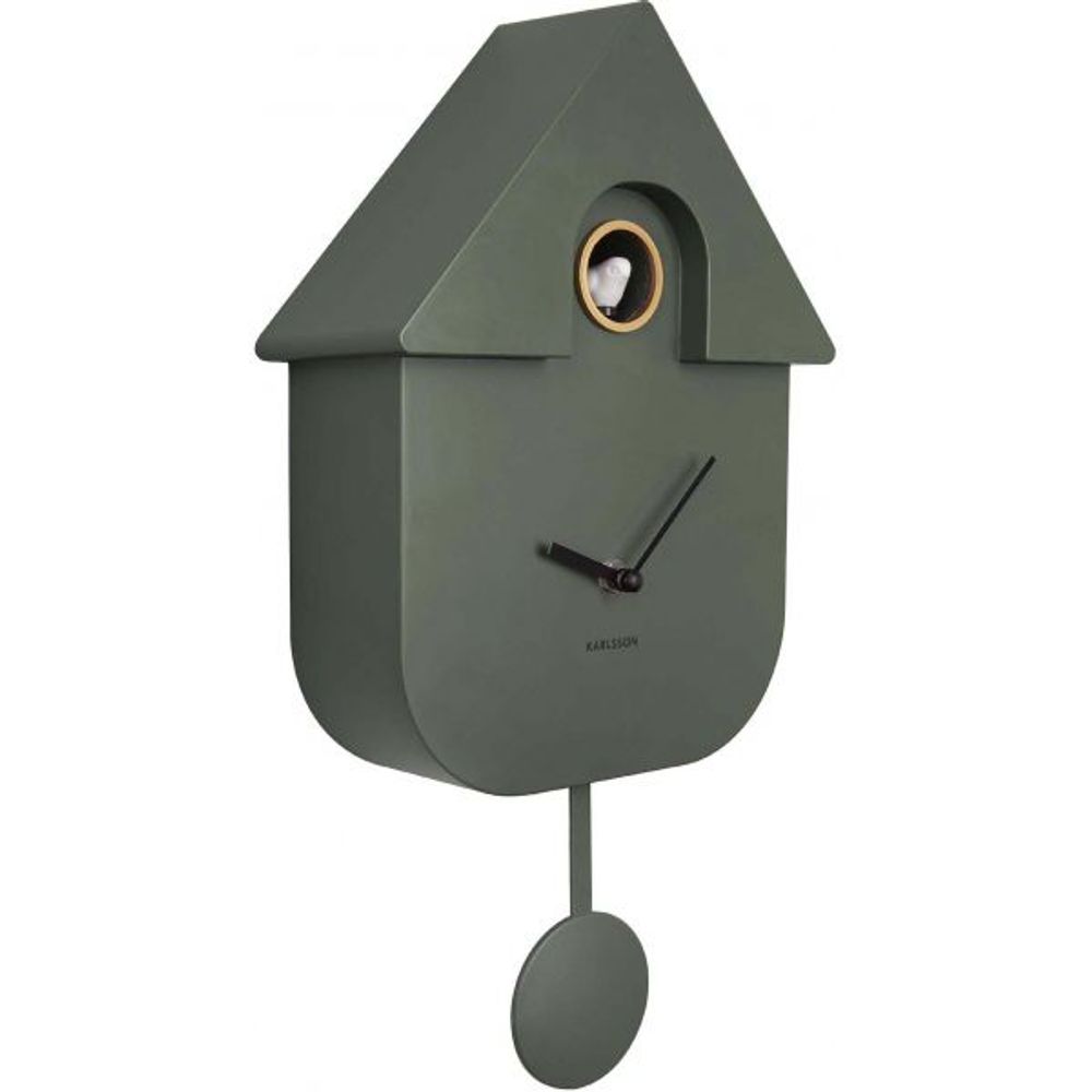 Horloge murale moderne cuckoo vert