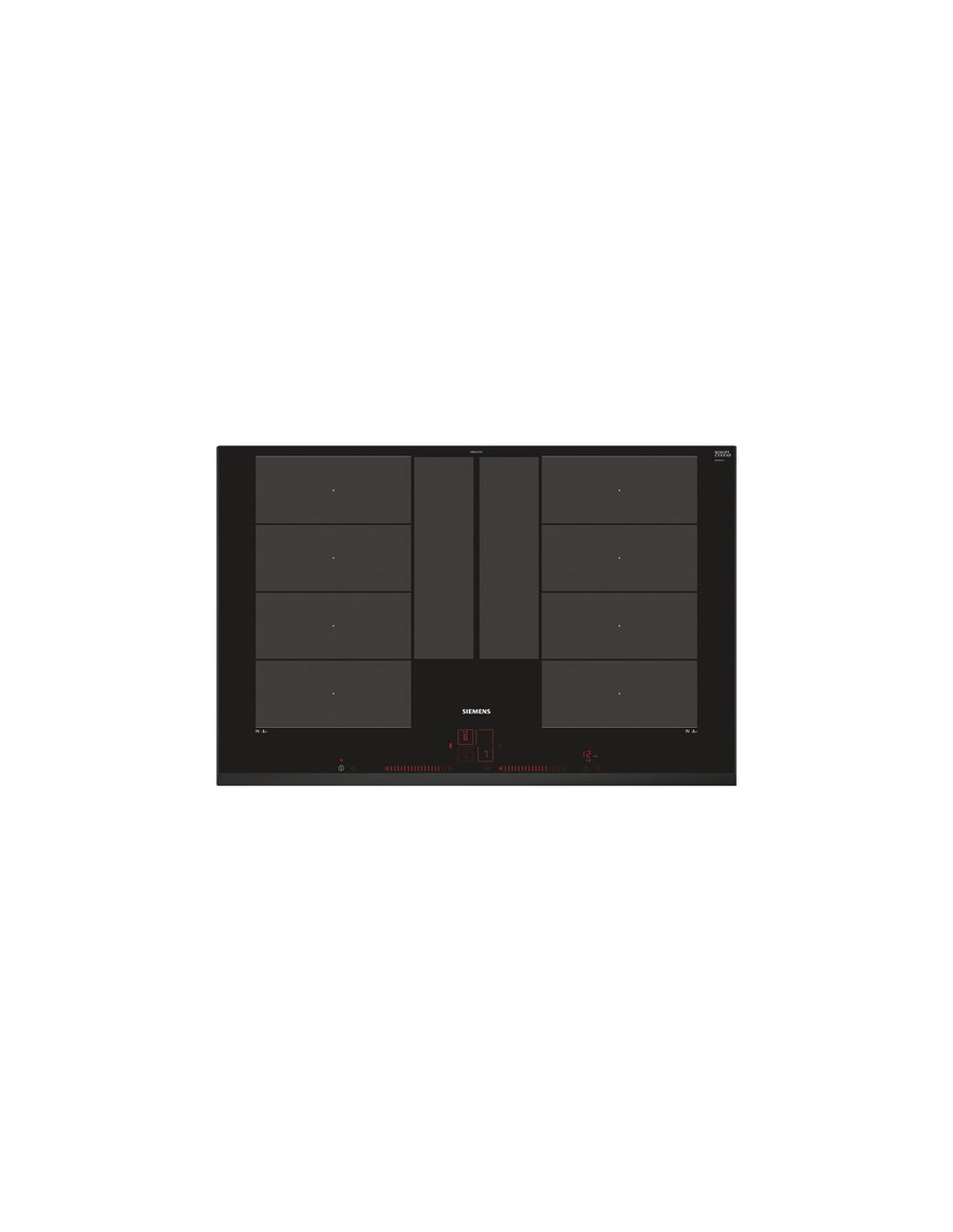 Induction-2x flexinduction plus 3,7kw-powermove+-frying sensor-flexmotion-dual lightslider-l80cm - siemens