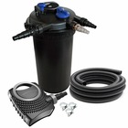 Kit set bassin 30000 litres 18 watts uvc pompe 6000 l/h tuyau 5m kit de filtration