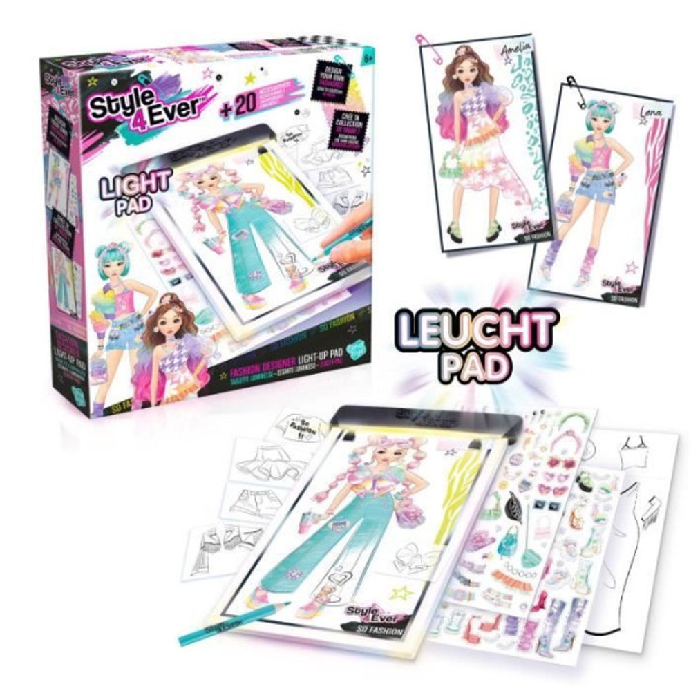 - style 4 ever - fashion designer tablette lumineuse - ofg 320