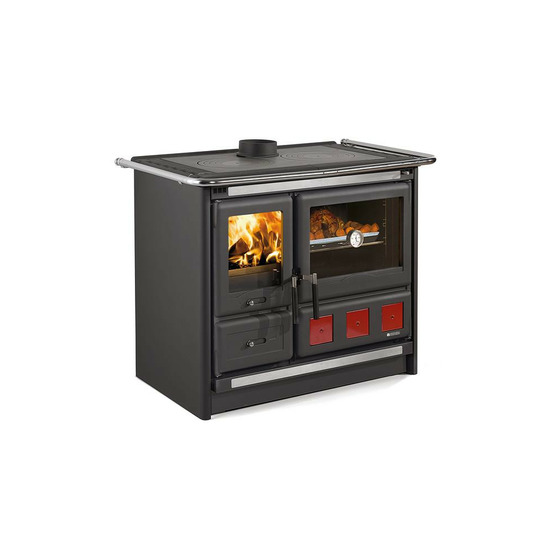 3003730-cuisiniere a bois - rosa xxl.16 - acier noir anthracite nordica - rosaxxl.16aciernoiranthra