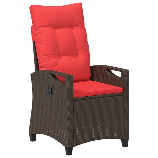 Chaise de jardin inclinable 56 x 60 x 112 cm acier
