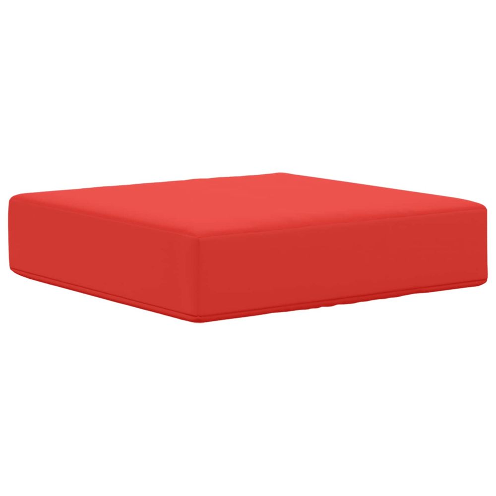 Coussin de siège d'extérieur 100 % polyester rouge