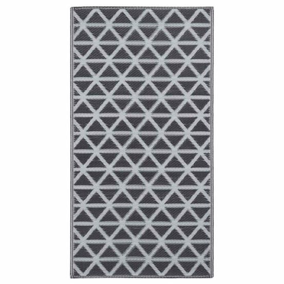 Tapis d'extérieur arakil noir 160x230 cm pp
