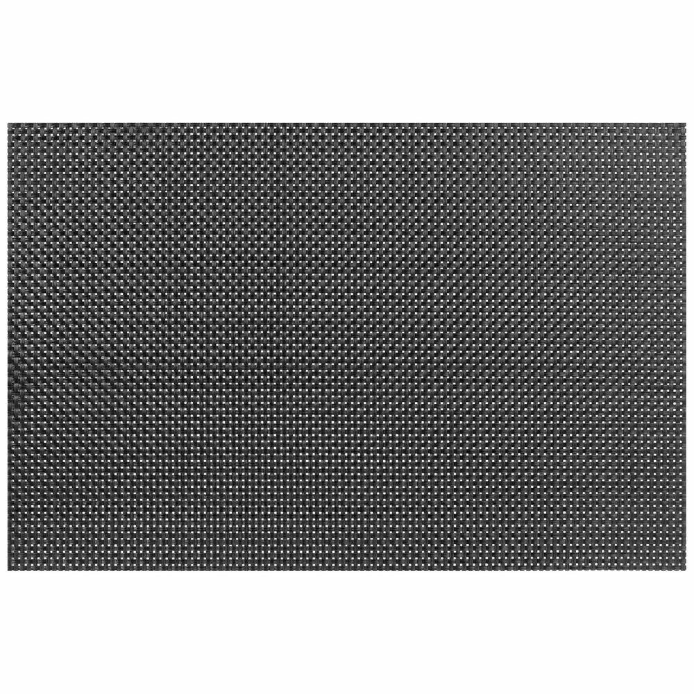 Set de table maille epaisse noir 45 x 30 cm - pujadas