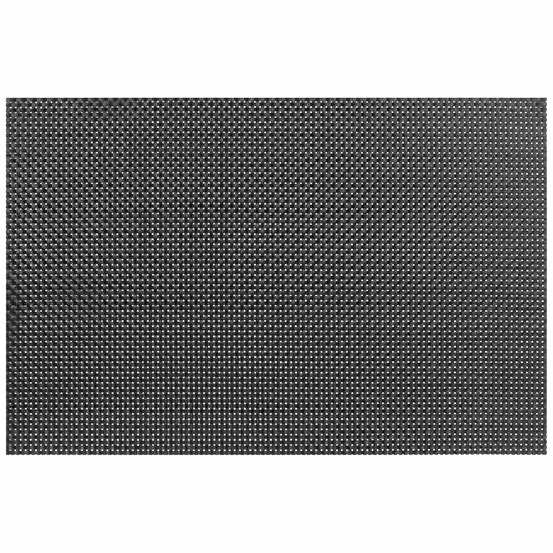 Set de table maille epaisse noir 45 x 30 cm - pujadas