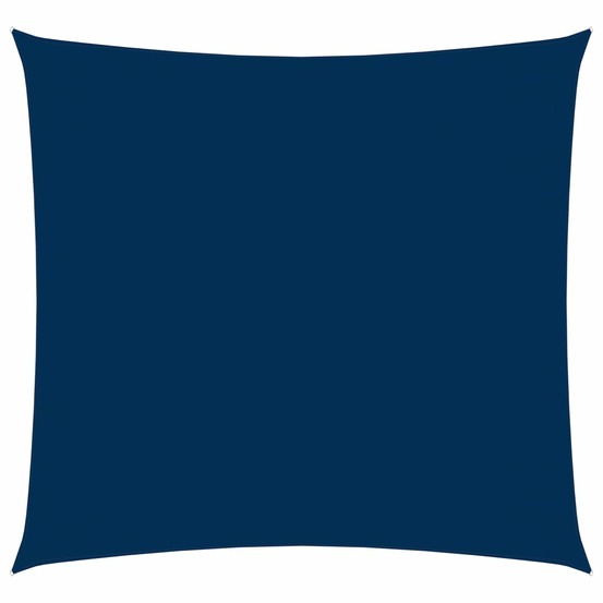 Voile toile d'ombrage parasol tissu oxford carré 6 x 6 m bleu