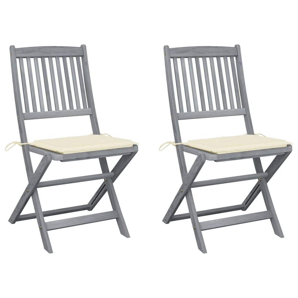 Chaises pliables d'extÃ©rieur 2 pcs