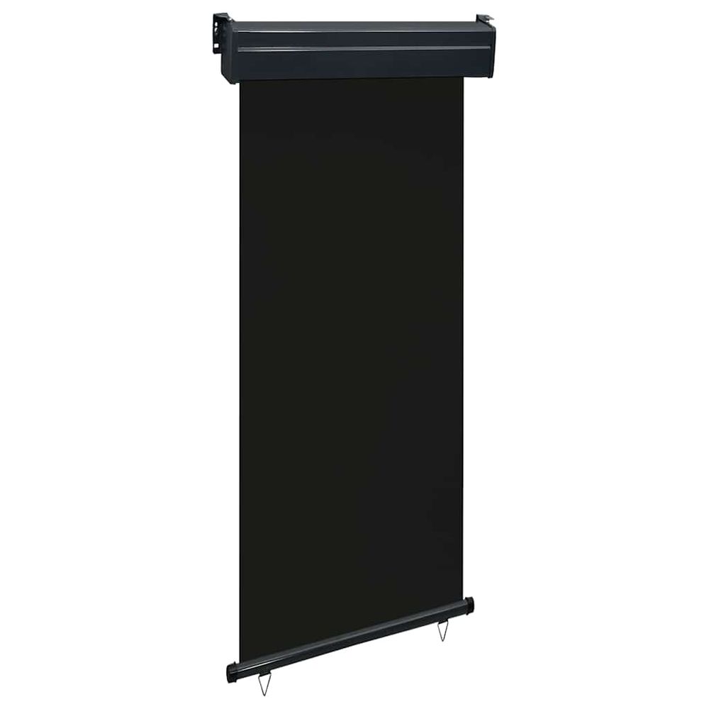 Auvent latéral de balcon 85x250 cm noir