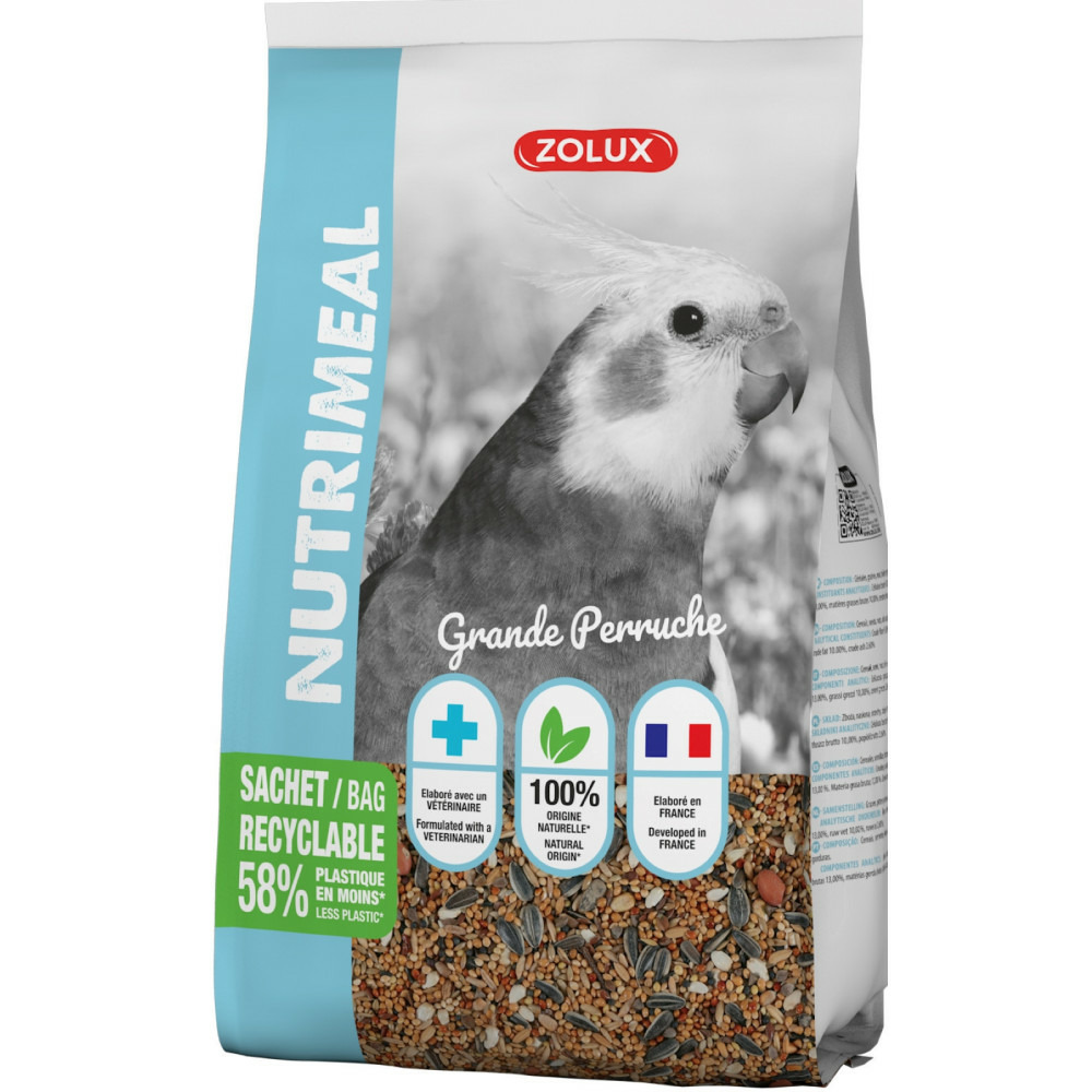 Graines grandes perruches nutrimeal 2. 5kg