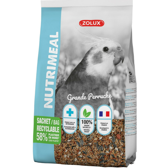 Graines grandes perruches nutrimeal 2.5kg
