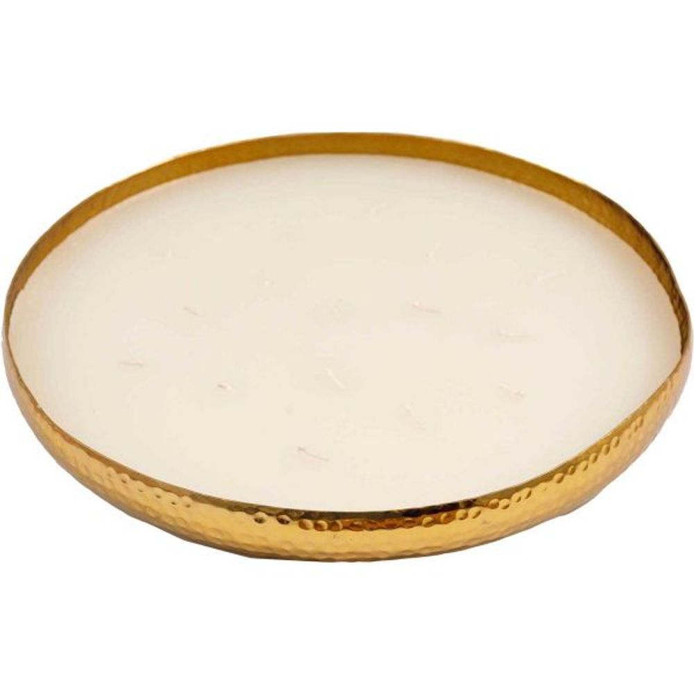 Bougie parfumée en aluminium doré 16 mèches