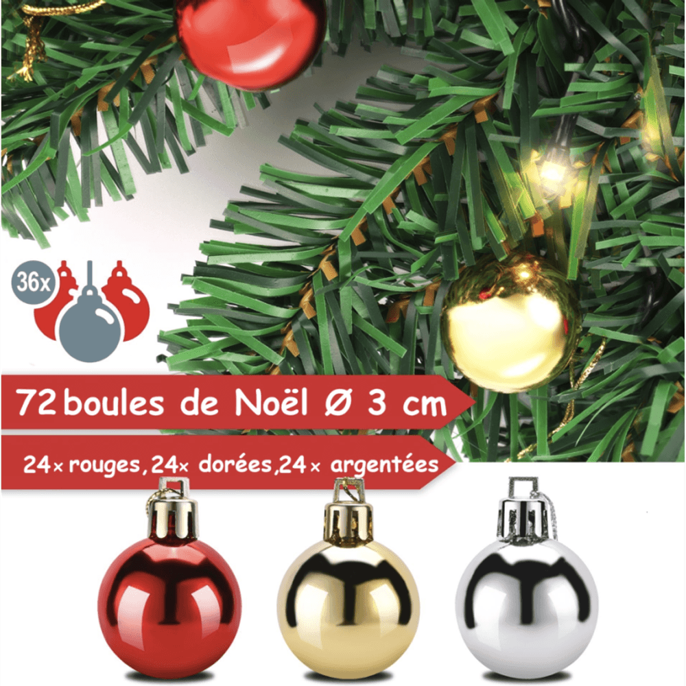 Guirlande étoile LED Pour Fenêtre - Lot De 2, 10 LEDs Par étoile, Blanc Chaud, Piles AAA - Décoration Noël, Fête