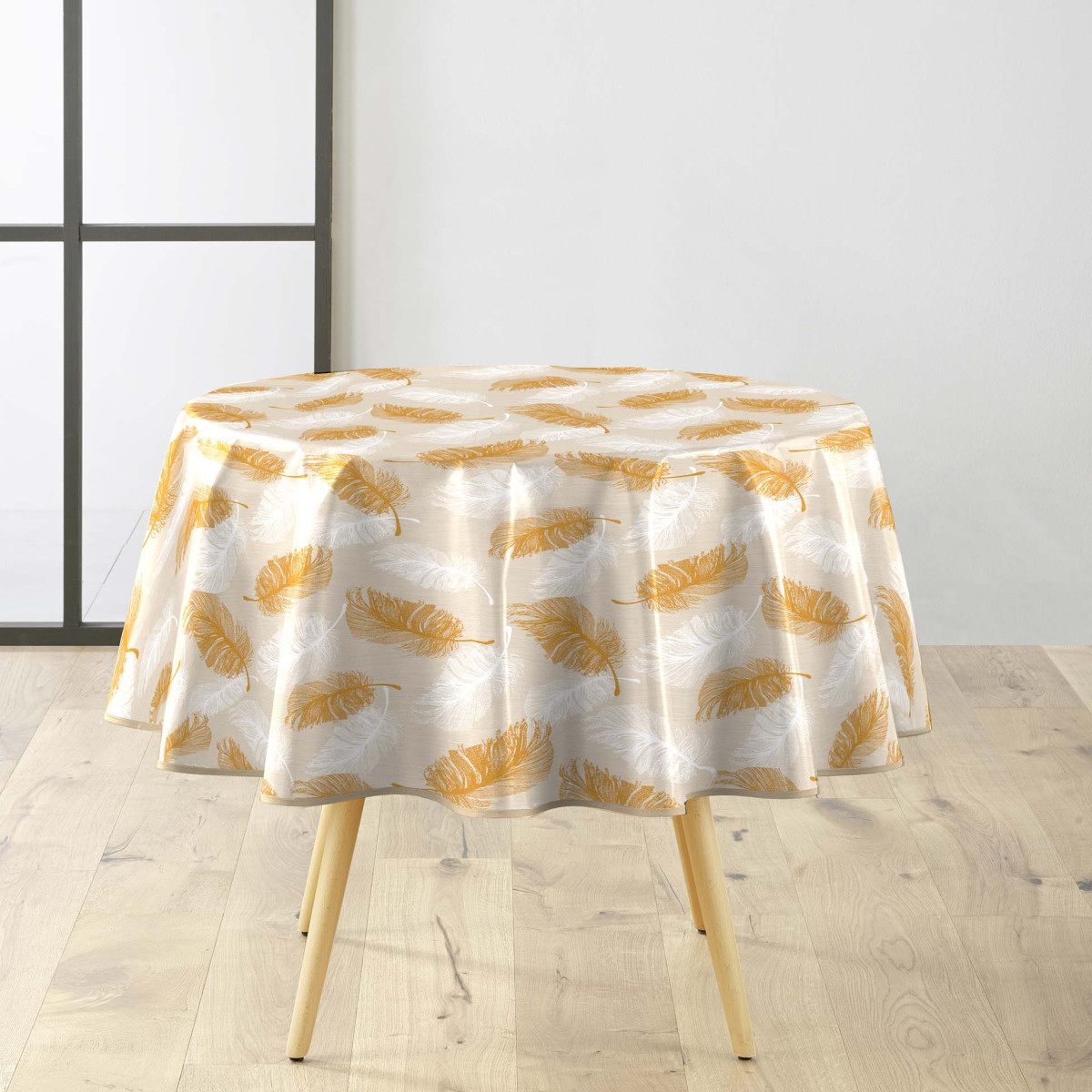 Nappe toile cirée ronde 