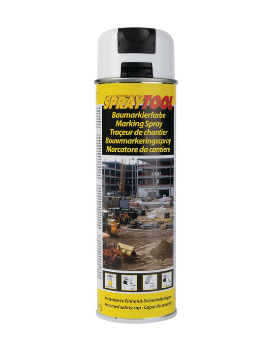 Traceur spray 500ml blanc