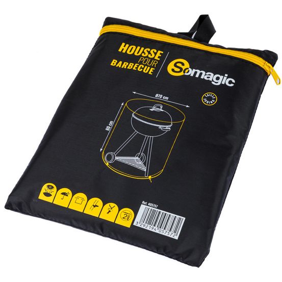Housse ø 70 x h 80 cm pour barbecue rond