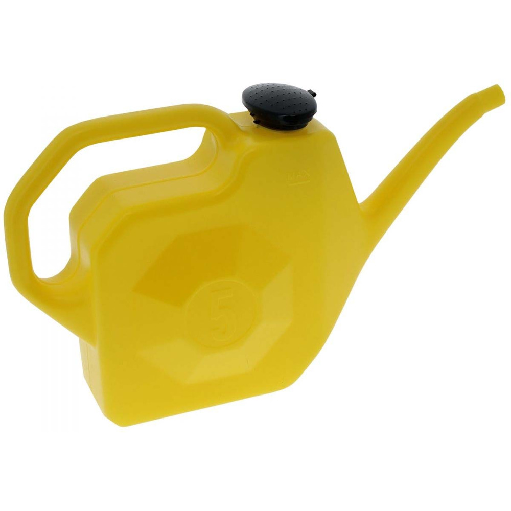 Arrosoir en plastique coloré 5 litres jaune