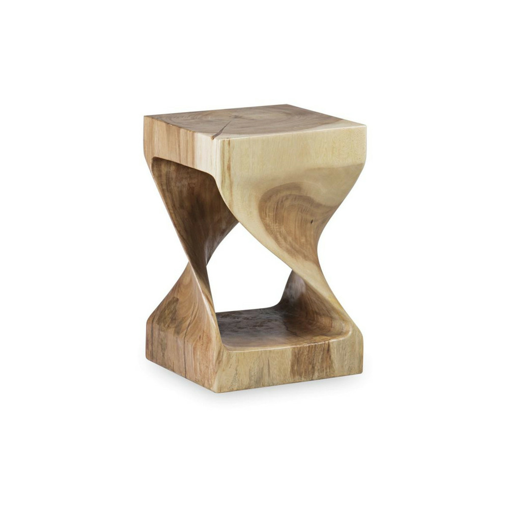 Tabouret bois marron - décoration d'autrefois