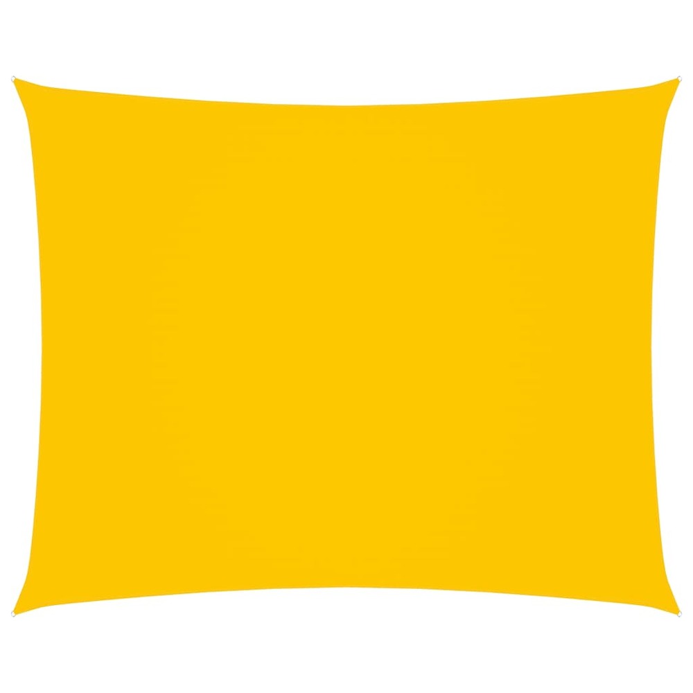 Voile de parasol tissu oxford rectangulaire 3x4 m jaune