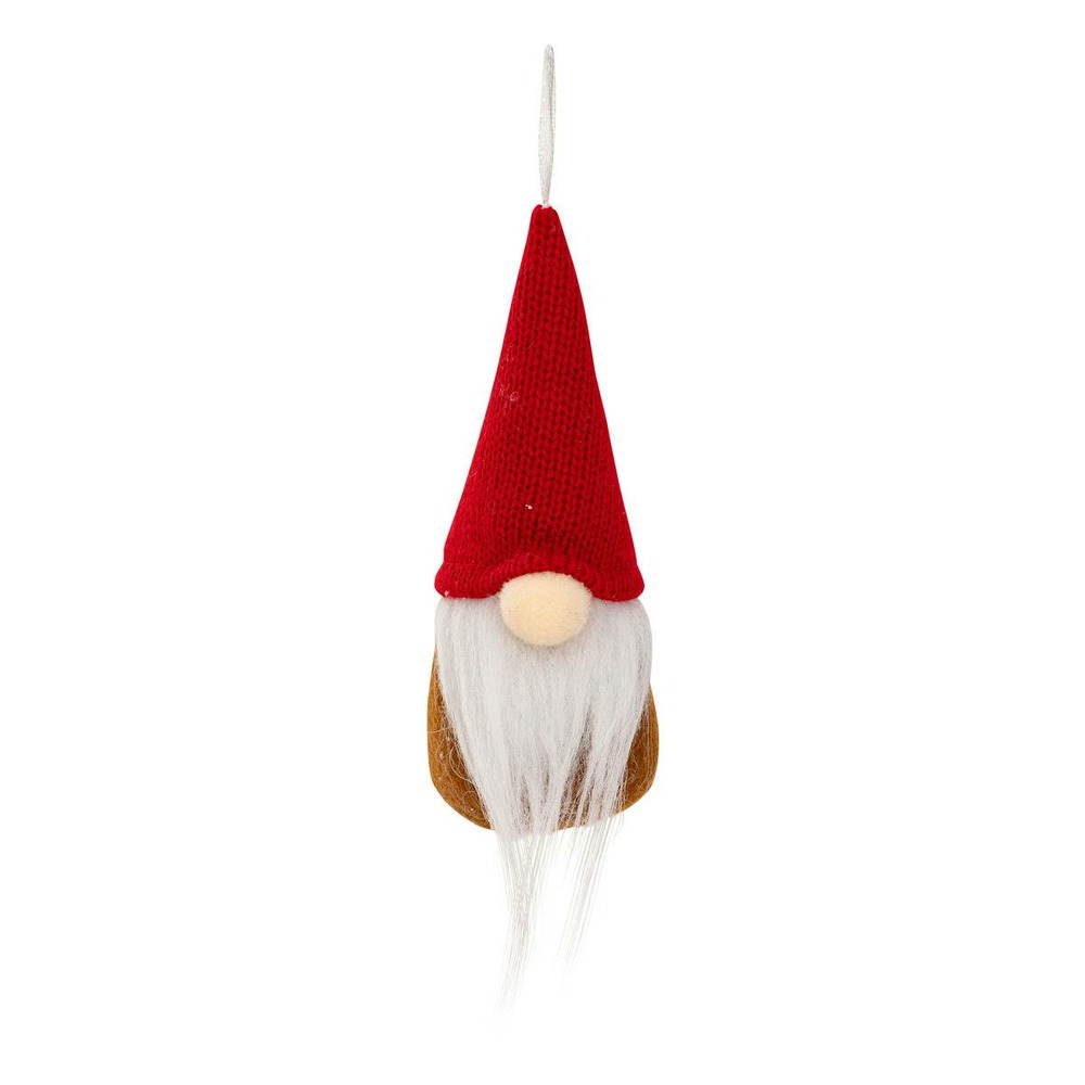 Sujet gnome gourmandise textile h.14cm assorti