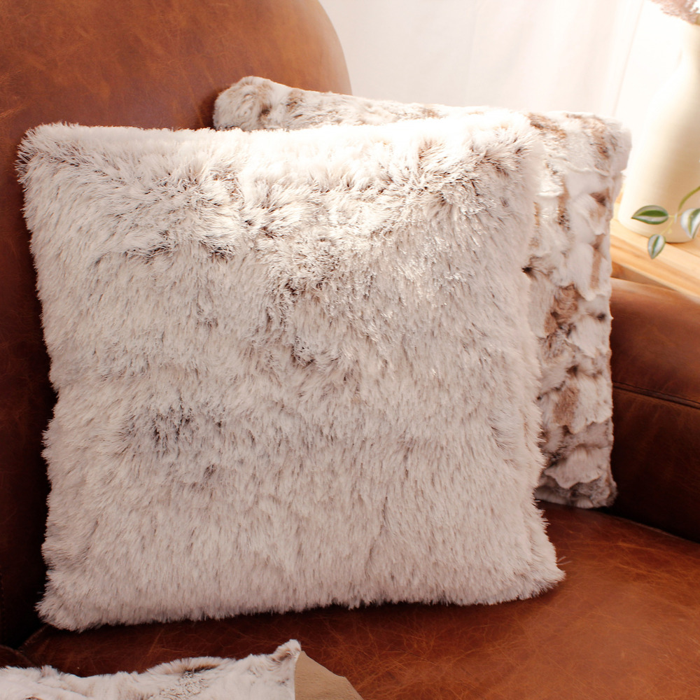 Coussin ours taupe 40 x 40 cm