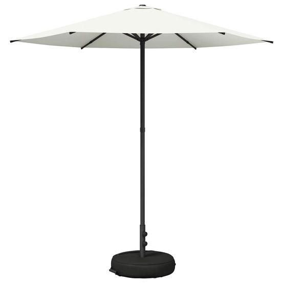 Parasol de jardin avec base 230 x 230 cm polyester