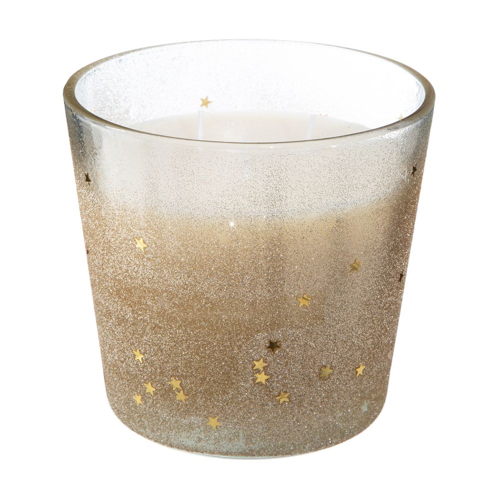 Bougie 3 mèches pot en verre 500 g