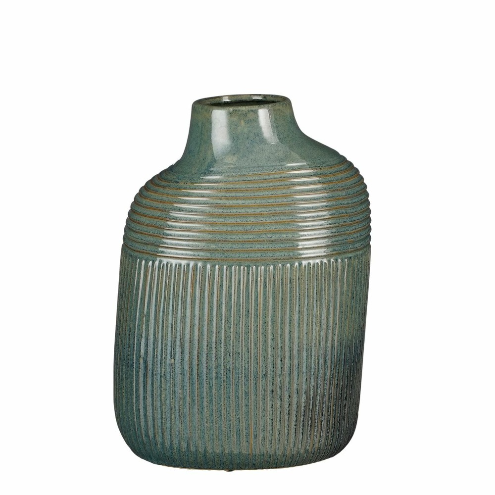 Mica decorations vase pedra - 28x23x38.5 cm - céramique - bleu